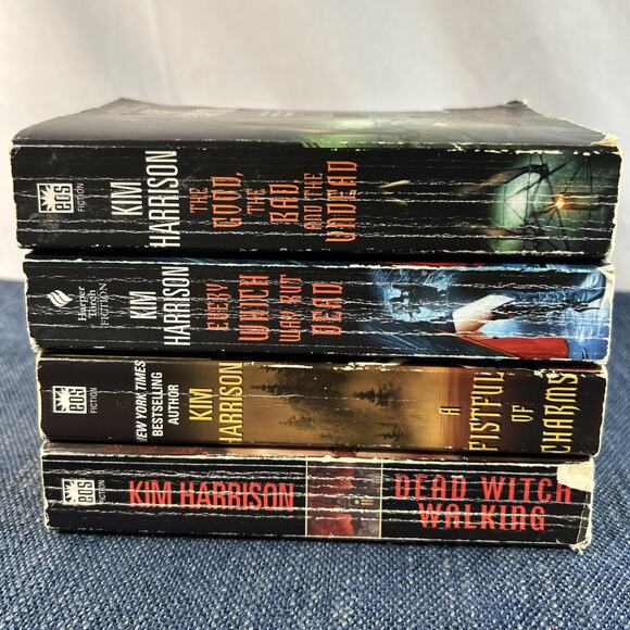 KIM HARRISON LOT OF 4 Paperbacks Rachel Morgan Paranormal Mystery Romance - Picture 10 of 15